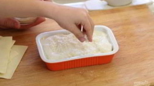 семга под соусом бешамель