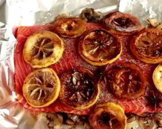 Семга в фольге