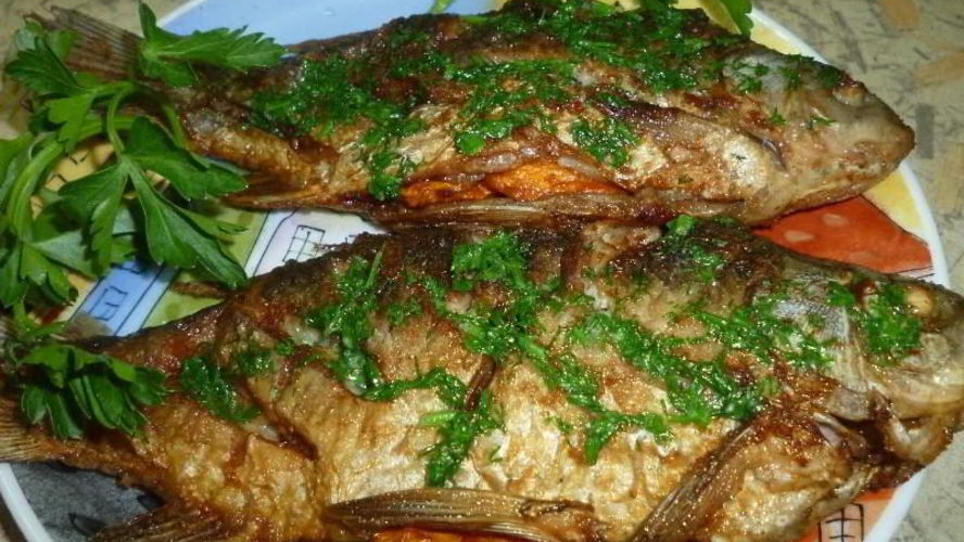 Рецепт шустрого карася жареного в соусе