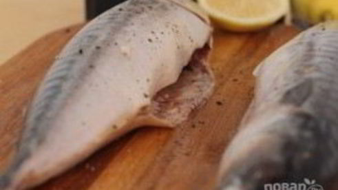 скумбрия в духовке в фольге