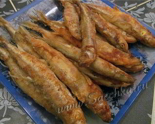 Жареная корюшка