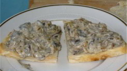 жареные моховики со сметаной