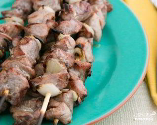 Кавказский шашлык из свинины