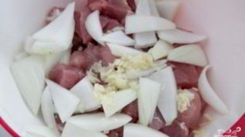 кавказский шашлык из свинины