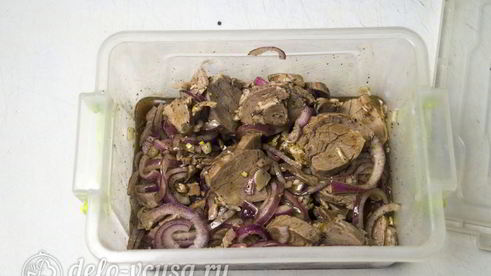 холодный шашлык из свинины