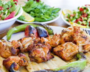 Куриный шашлык в топленом молоке