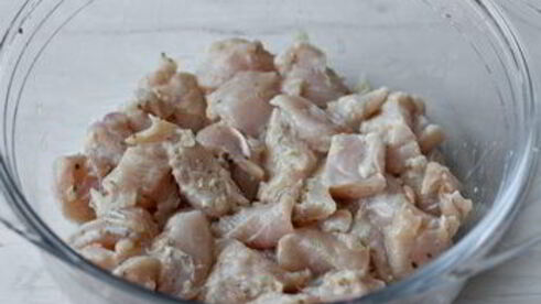 куриные шашлычки с макательным соусом