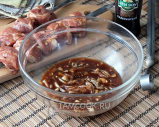 Маринад для шашлыка с соевым соусом