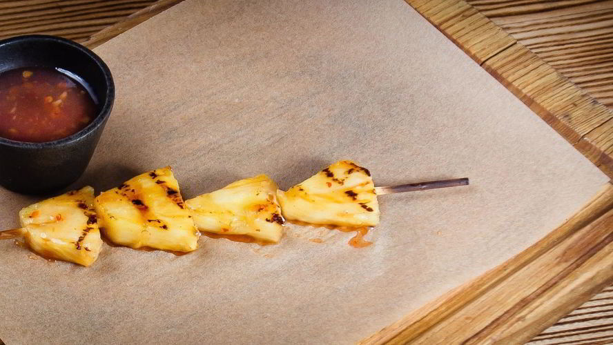 Рецепт шашлычков из ананаса