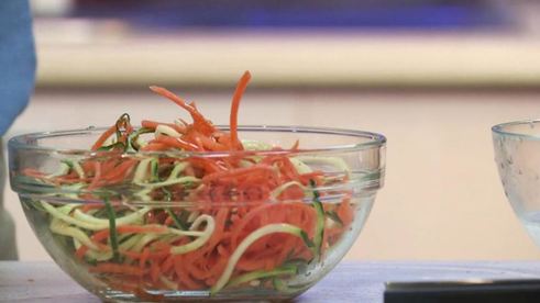 шашлычки терияки из свинины с овощами по-корейски