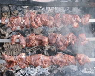 Шашлык из баранины в пиве