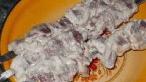 шашлык из говядины на кефире