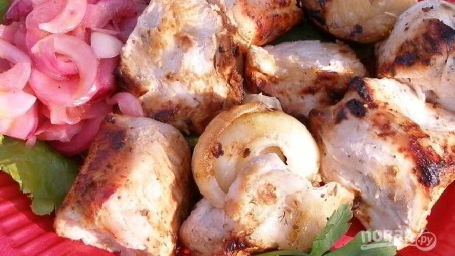 Рецепт шашлыка из индейки на кефире