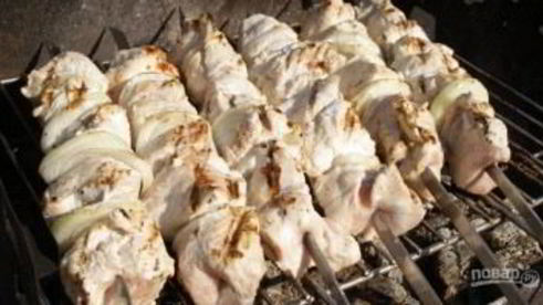 шашлык из индейки на кефире