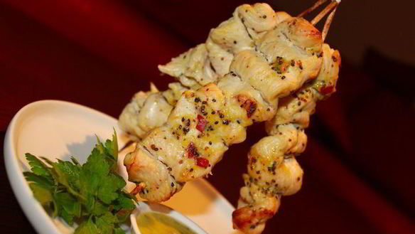 Рецепт Шашлыка из индейки под киви-соусом