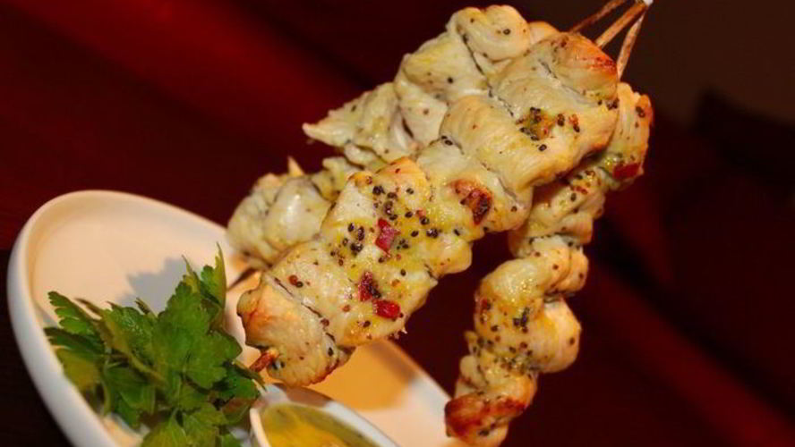 Рецепт шашлыка из индейки под киви-соусом