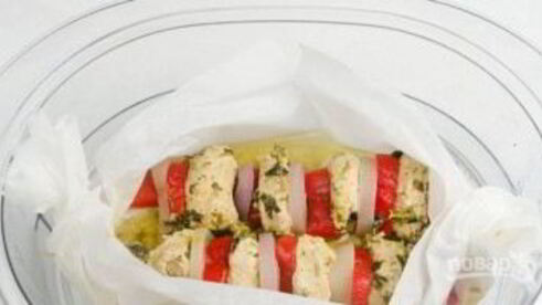 шашлык из индейки с горчицей