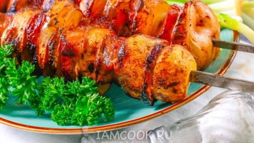 Рецепт шашлыка из картошки