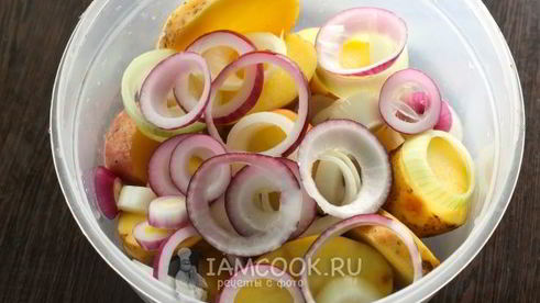 шашлык из картошки
