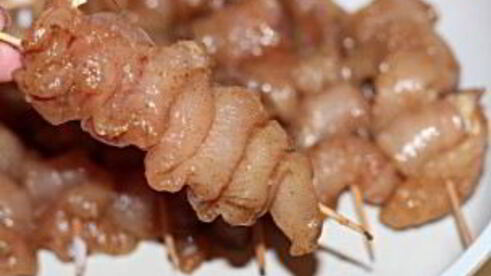 шашлык из куриных грудок