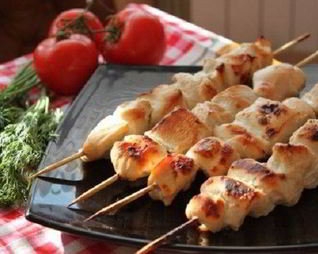 Шашлык из курицы в мультиварке