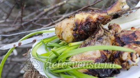 шашлык из курицы