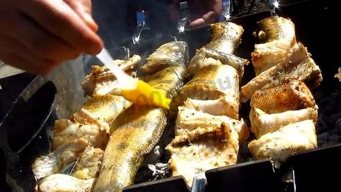 шашлык из судака