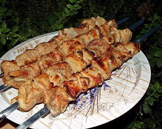 Шашлык из свинины на пиве