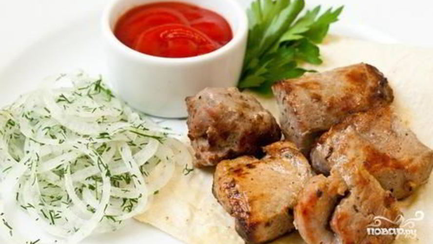 Рецепт шашлыка из свинины в аэрогриле