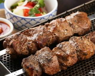 Шашлык из телятины в кефире