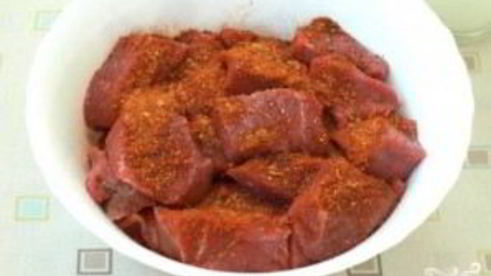 шашлык из телятины в кефире