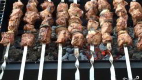 шашлык из телятины в кефире