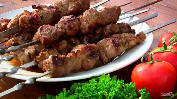 Рецепт Шашлыка на коньяке