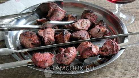 шашлык на вине