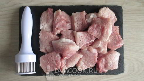 шашлык на вине