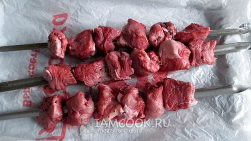 шашлык на вине