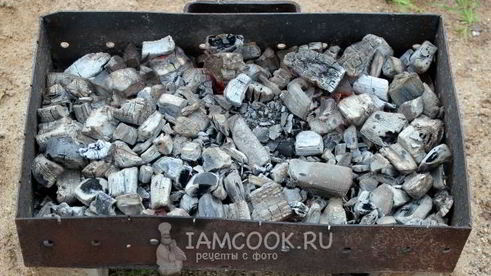 шашлык на вине