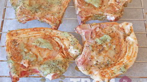 шашлык с киви