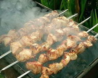 Шашлык свиной в луковом соке