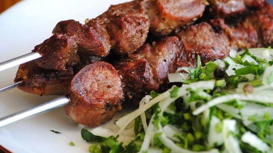 Рецепт шашлыка в духовке в рукаве
