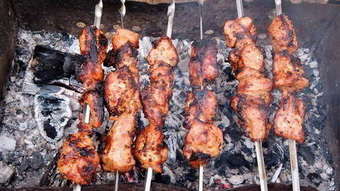 шашлык в луковом маринаде