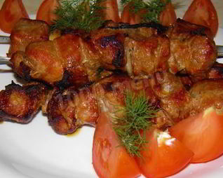Шашлык в томатном соке
