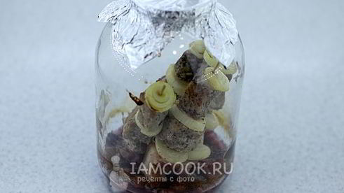 шашлыки в банке в духовке
