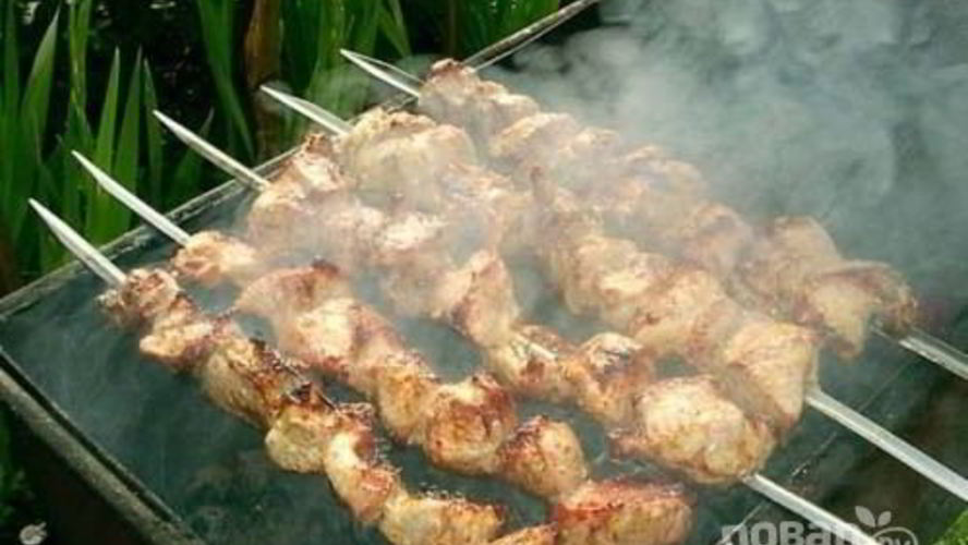 Рецепт свиного шашлыка с уксусом