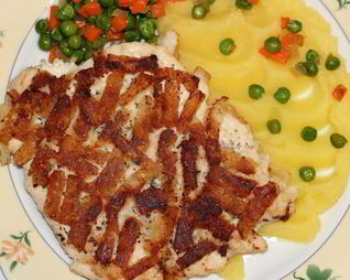 Шницель из куриной грудки