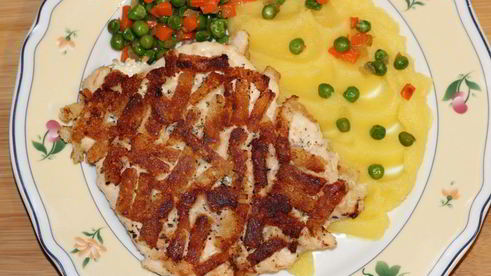 шницель из куриной грудки