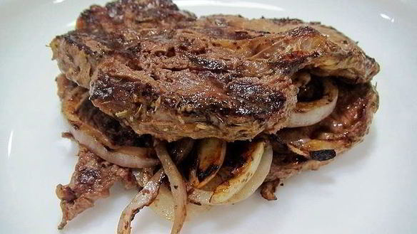 Рецепт Фаршированного стейка