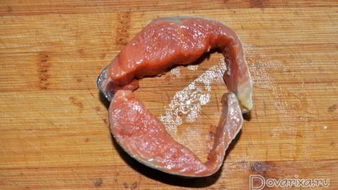 фаршированные стейки горбуши