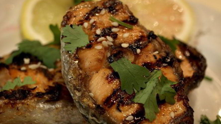 Рецепт непростых стейков из лосося