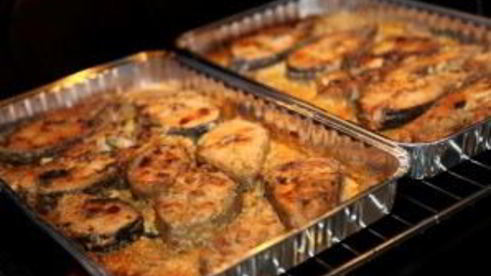 стейк из горбуши в духовке